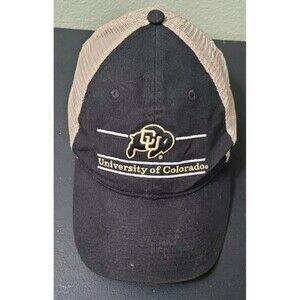 University Of Colorado Split Bar Buffaloes  Black Gold Snapback Hat - The Game